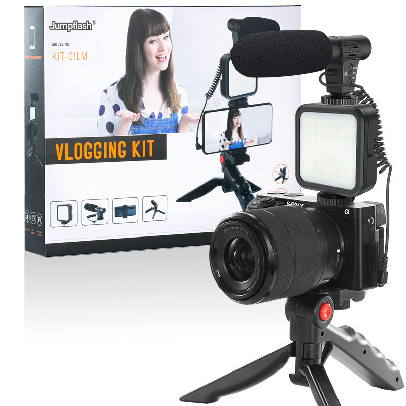 FLIPSTYLEZLLC professional vlogging tripod kit with smartphone mount for video and photography, perfect for content creators.