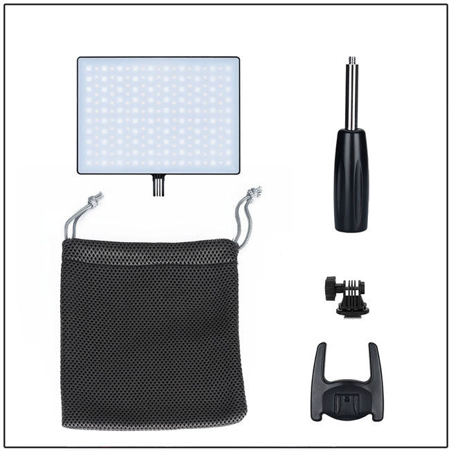 RGB outdoor LED photography fill light by FLIPSTYLEZLLC with adjustable full color lighting, positioned outdoors against a natural background.
