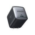 Anker 715 Nano II 65W GaN charger for fast, compact charging of smartphones, tablets, and laptops with a sleek design.