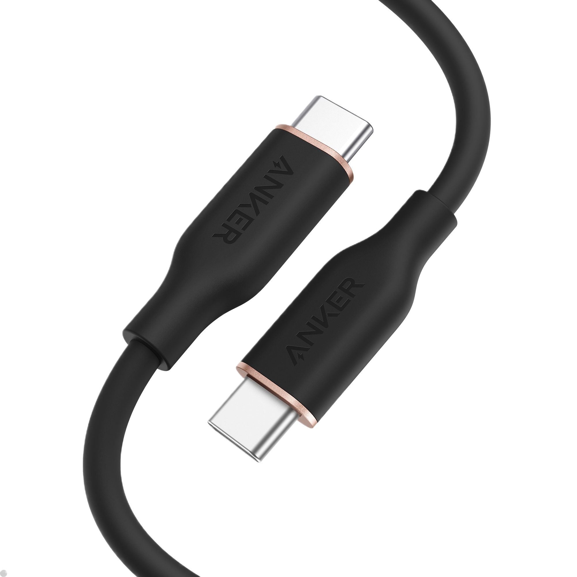 Anker 643 USB-C to USB-C Silicone Cable – 100W Fast Charging, 25K-Bend Rated