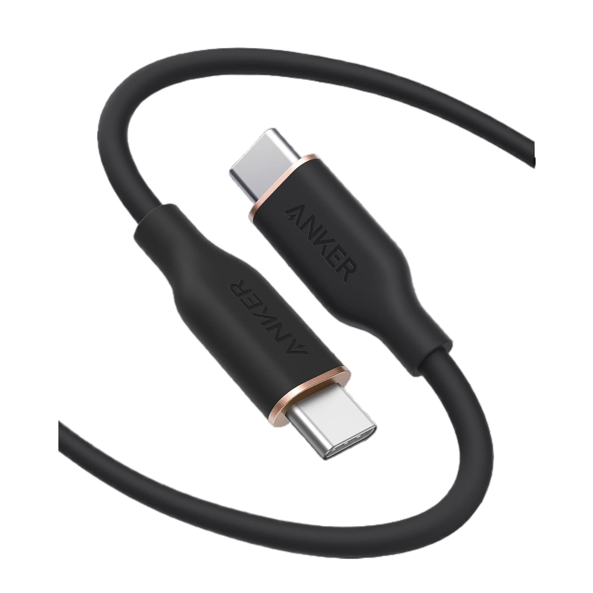 Anker 643 USB-C to USB-C Silicone Cable – 100W Fast Charging, 25K-Bend Rated