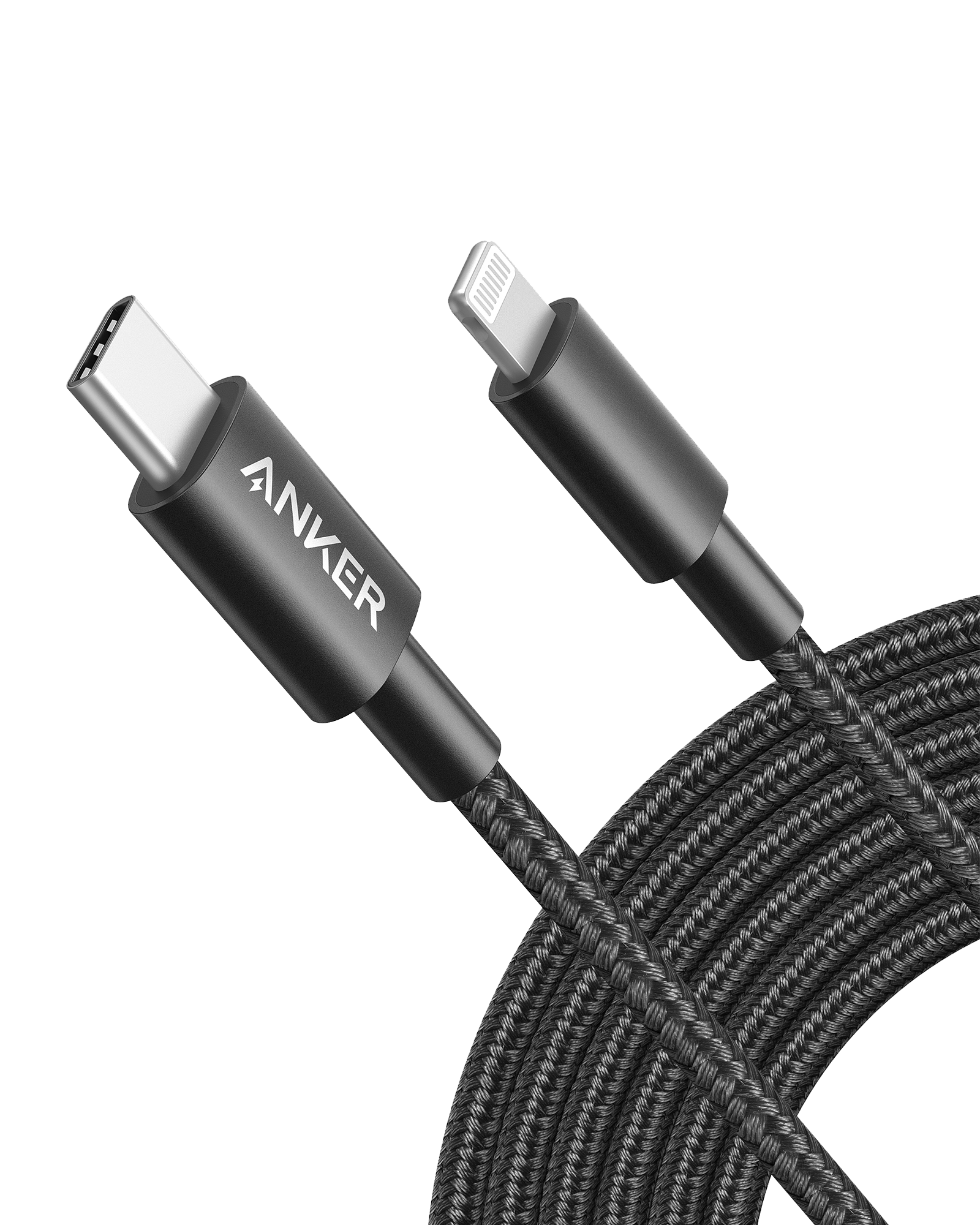 Anker 331 USB-C to Lightning Cable – MFi Certified, Nylon Braided, Lifetime Warranty