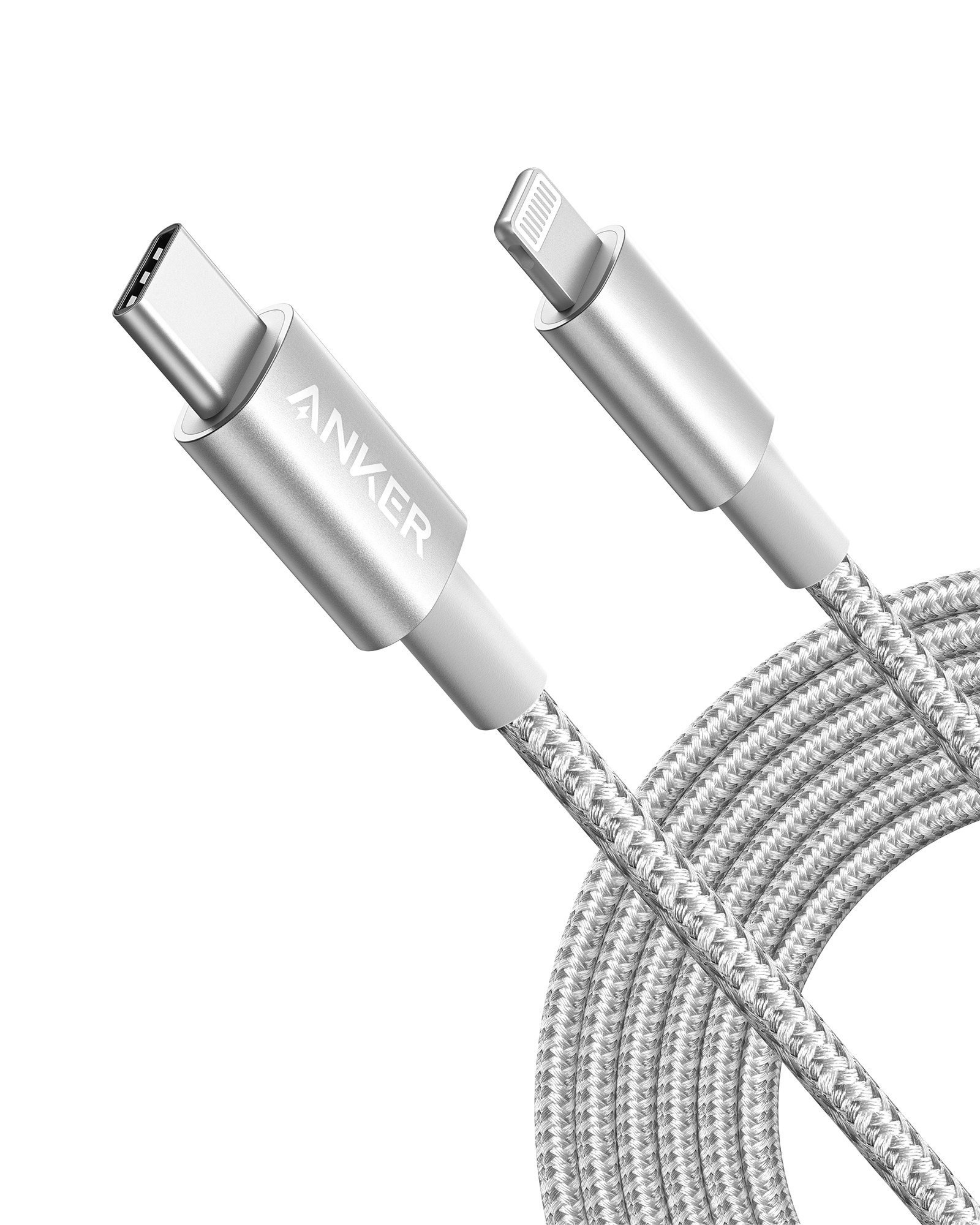 Anker 331 USB-C to Lightning Cable – MFi Certified, Nylon Braided, Lifetime Warranty