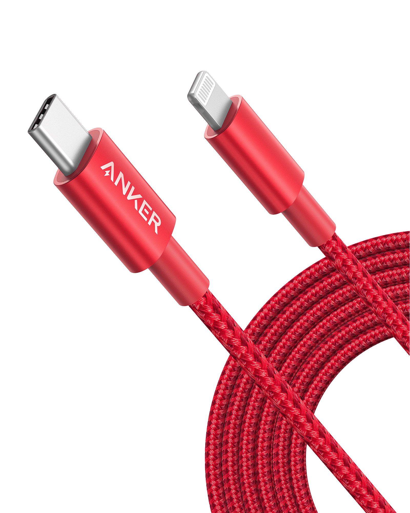 Anker 331 USB-C to Lightning Cable – MFi Certified, Nylon Braided, Lifetime Warranty