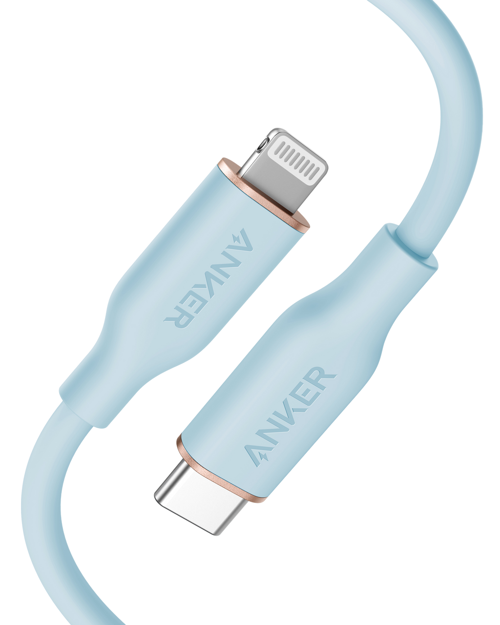 Anker 641 USB-C to Lightning Silicone Cable – MFi Certified, 25K-Bend Rated - Everyday Creator Co.