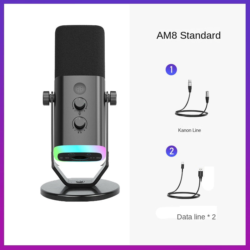 FIFINE AM8 Dual-Mode USB/XLR Streaming Microphone