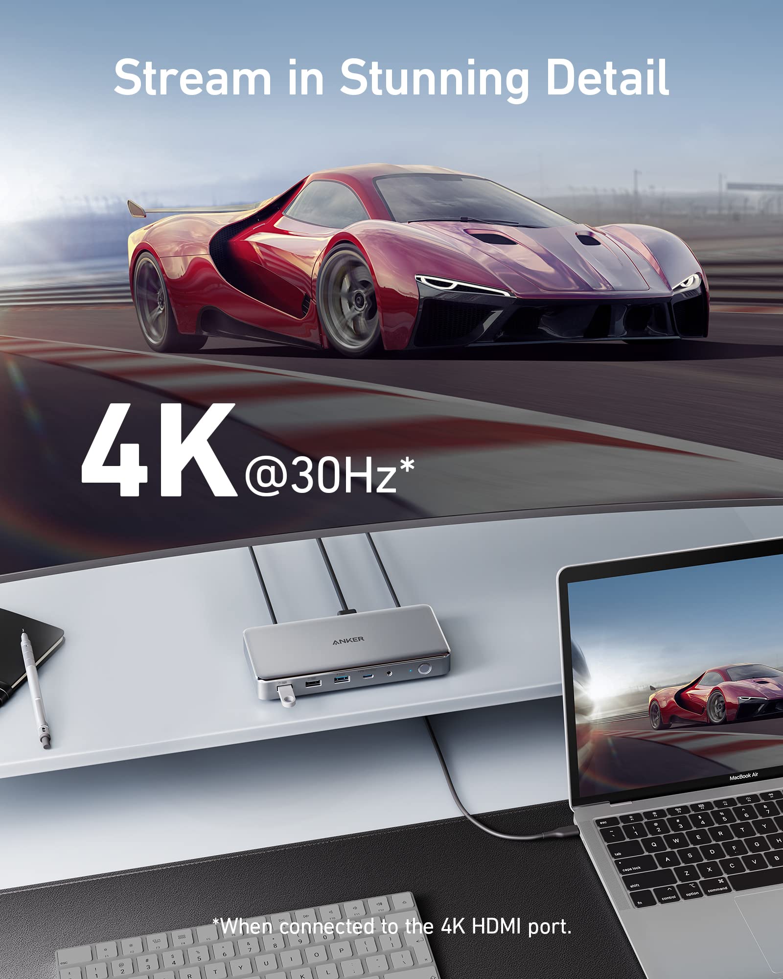 Anker 563 USB-C Docking Station – 10-in-1 with Triple Display & 100W Charging