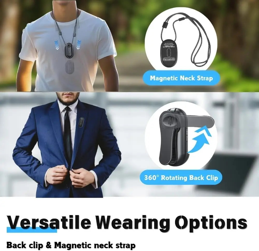 4K Mini Body Camera with WiFi – Magnetic Mount, 150-Min Battery