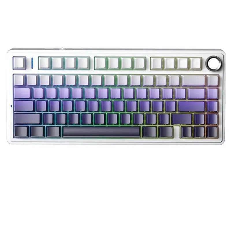 Wireless gaming mechanical keyboard F75 Pro Gasket Mounted by Electronics Den with RGB backlit keys and compact design