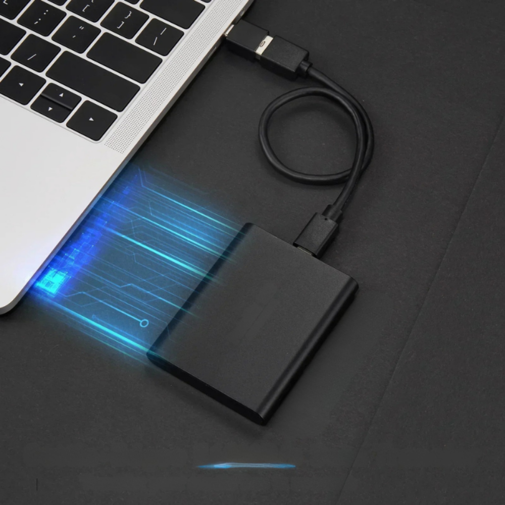 2TB Portable External SSD – USB 3.1 & USB-C, High-Speed Storage for Creators
