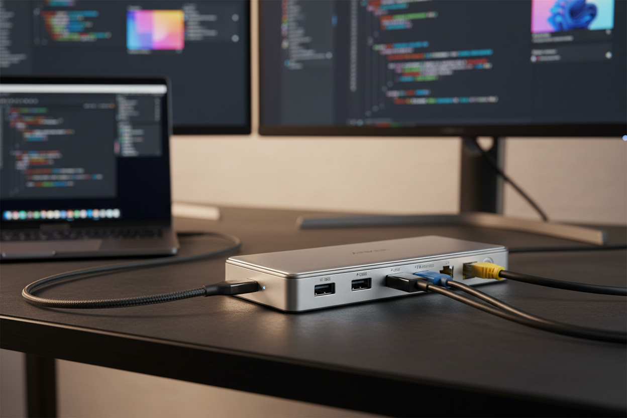 Anker 563 Dock – Desk Lifestyle