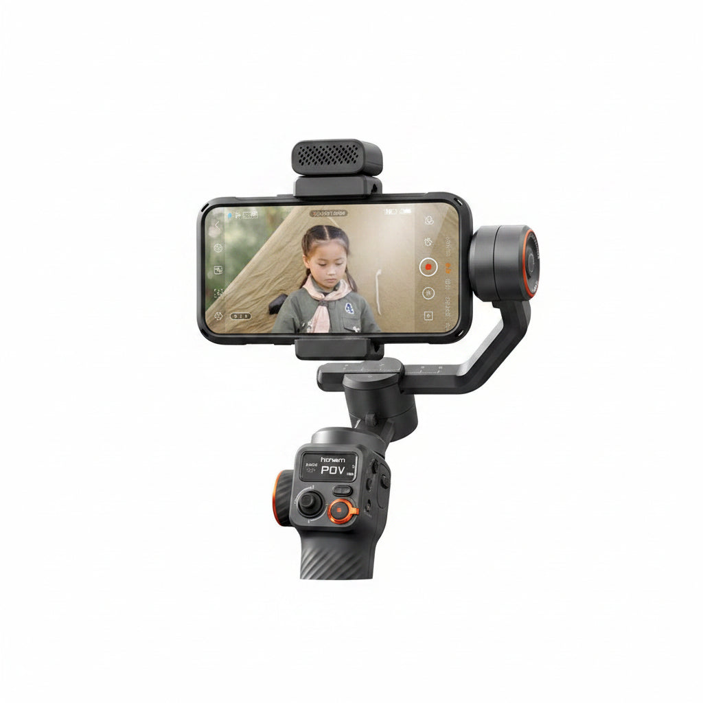 Vast AI Phone Gimbal Stabilizer with Face Tracking – 18-Hour Battery