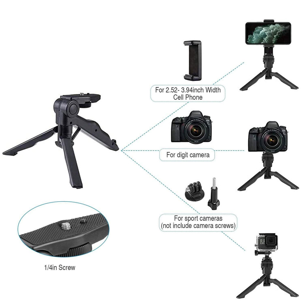 DailySale tripod desk phone stand stabilizer for mobile accessories, adjustable and sturdy for stable phone positioning.
