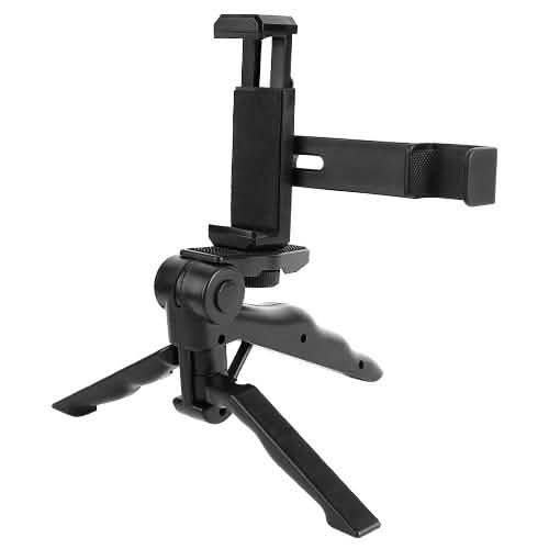 Tripod desk phone stand stabilizer by DailySale, mobile accessory with adjustable tripod for stable phone positioning.