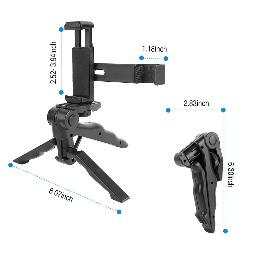 DailySale tripod desk phone stand stabilizer, a mobile accessory for secure and stable phone positioning on desks.