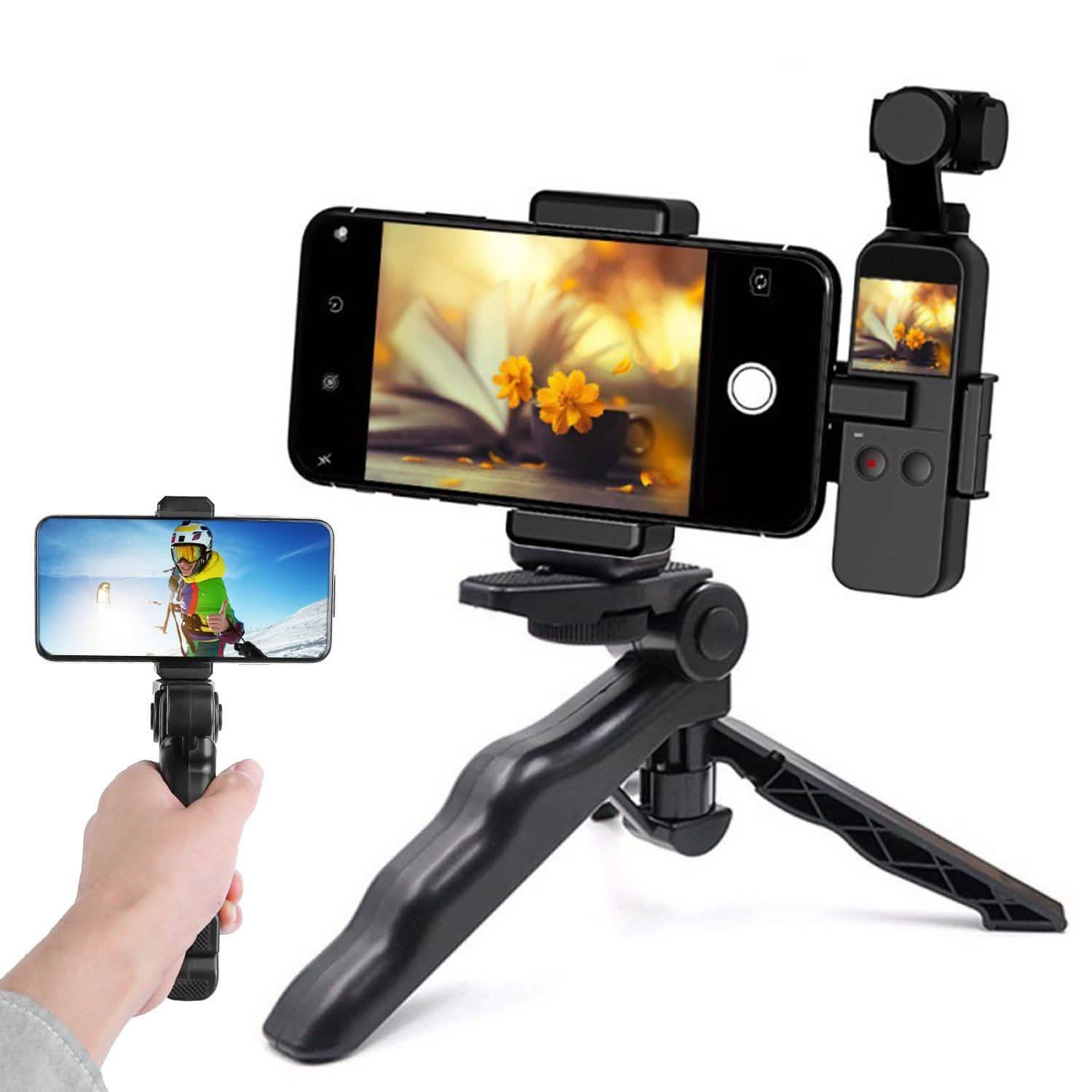 DailySale tripod desk phone stand stabilizer for mobile accessories, adjustable support for smartphones on desks.